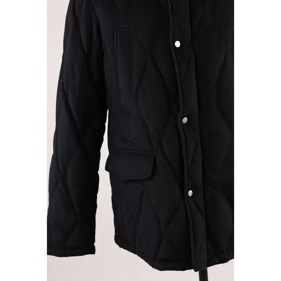 $2,650 Allegri Reversible Cashmere Down Quilted Jacket SZ 54/44 Navy LNWOT